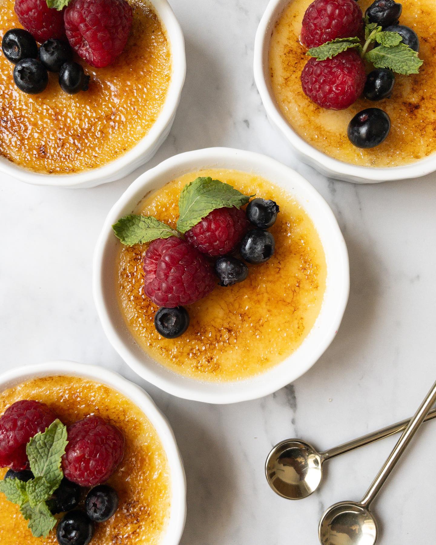 Beautifully plated croissants